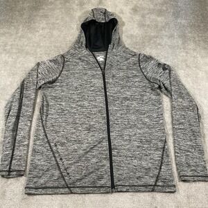 Mens Under Armour Loose Heatgear Zip Jacket Hoodie Size Medium‎ Gray